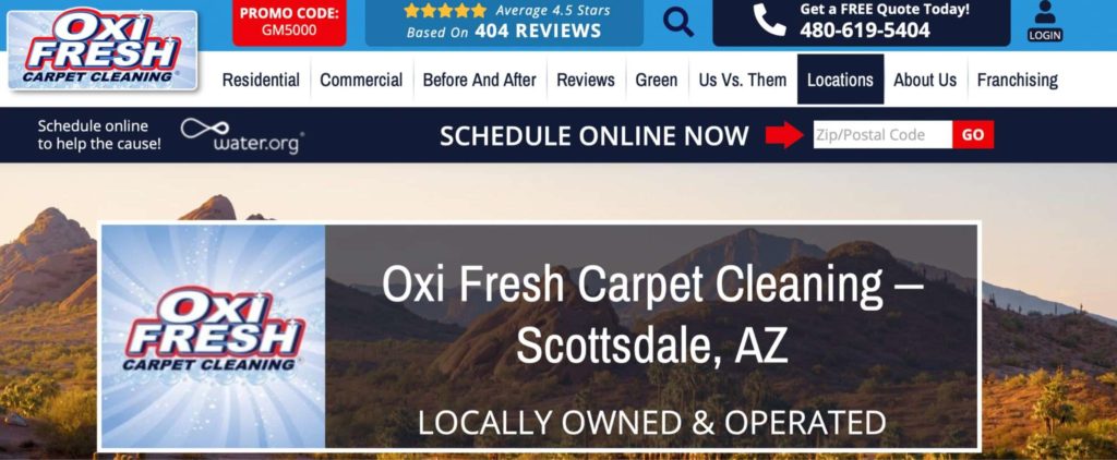 Oxi Fresh Carpet Cleaning's Homepage