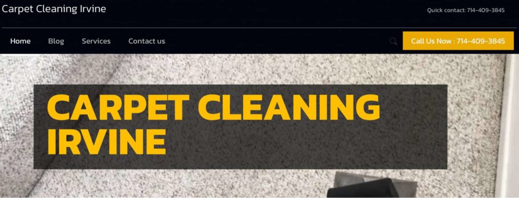 Carpet Cleaning Irvine's Homepage