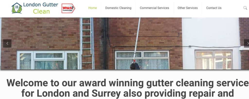 London Gutter Clean & Repair's Homepage