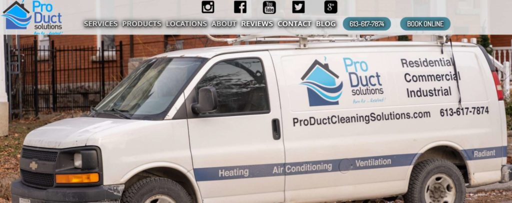 Pro Duct Solutions' Homepage