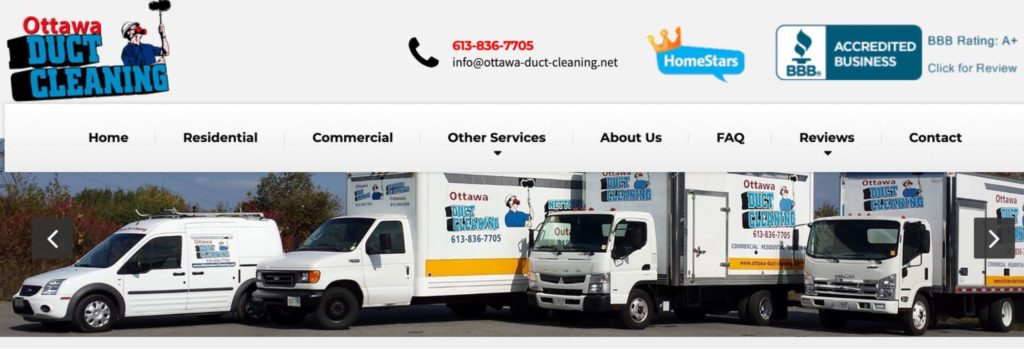 Ottawa Duct Cleaning's Homepage