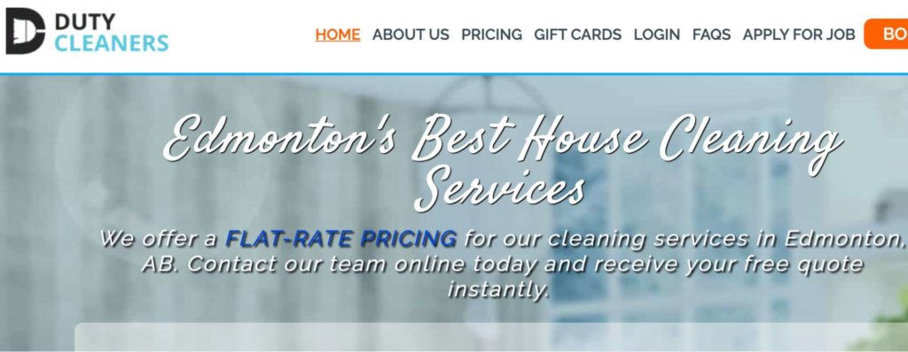 Duty Cleaners' Homepage