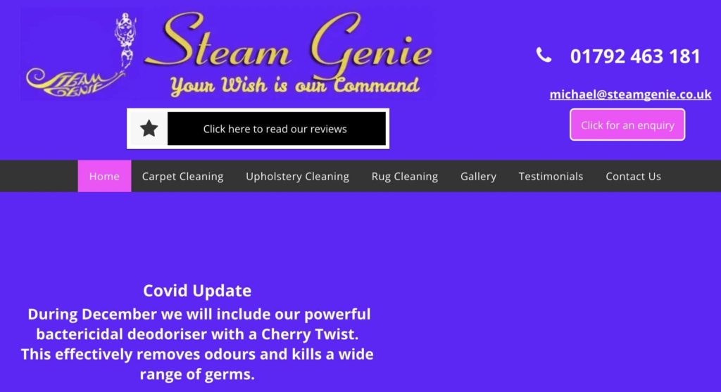 Steam Genie's Homepage