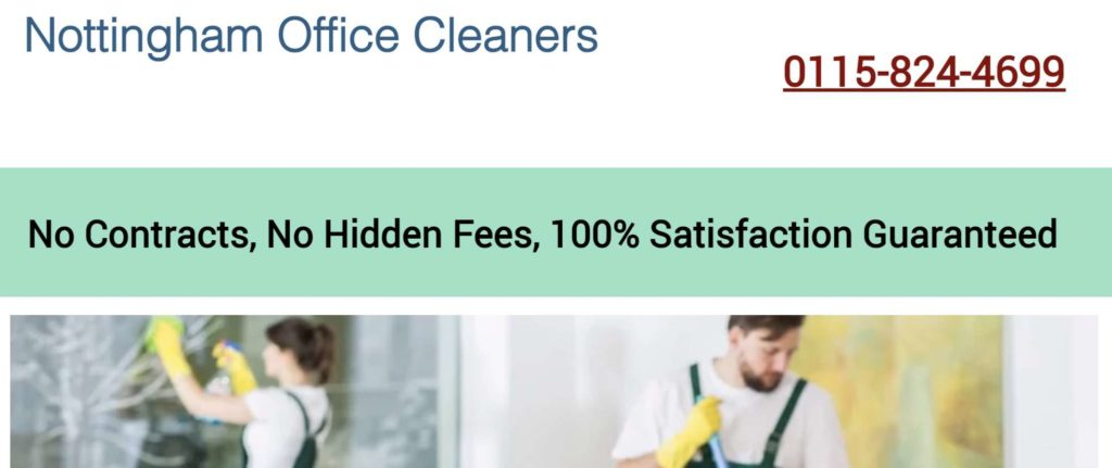 Office Cleaning Nottingham's Homepage