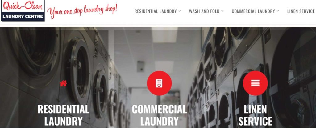 Quick Clean Laundry Centre's Homepage