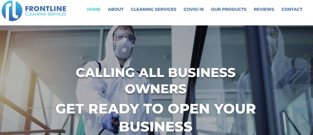 RL Cleaning Services' Homepage