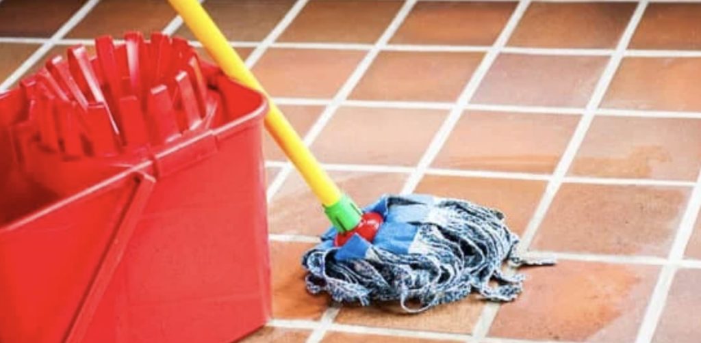 How often should I clean my linoleum floors