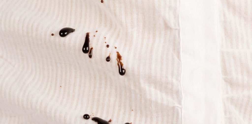 What will take chocolate stains out of fabric